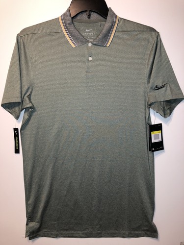 Mens Nike Golf Polo Shirt Stripes 