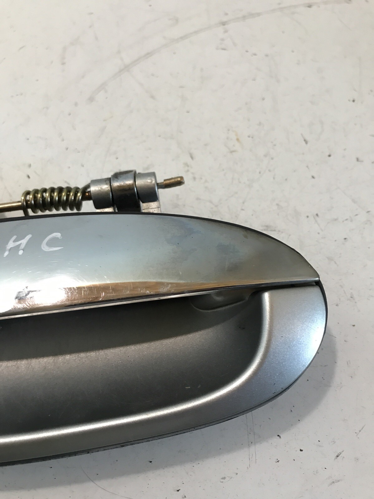 Kia carens exterior handle front right door silver k2n158410 genuine