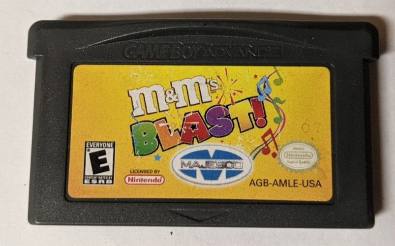 M&M's Blast! [Nintendo Game Boy Advance - AGB-AMLE-USA]