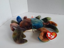 Original 1996 Ty Beanie Babies Claude the Crab  Retired
