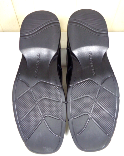 Skechers Black Leather loafer relaxed fit memory foam SN64611 men's sz 9.5 ~ EUC - Picture 15 of 18