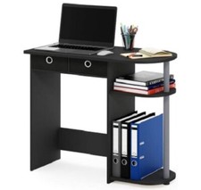 Pequeño Computadora Niños Escritorio Oficina Hogar Mesa Laptop Notebook Muebles Negro Gris