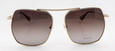 Gigi Studios Cleopatra Gold brown lens Sunglasses 6695/5 56-17-137
