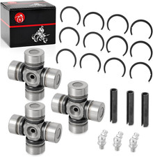 3PCS Front Rear Prop Shaft U-Joint for Polaris General 1000 Ranger 1000 Diesel