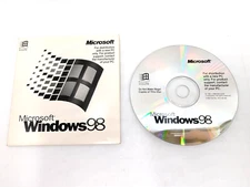 Microsoft Windows 98 CD-ROM CD Disc NO LICENSE KEY X03-36182 Clean Disc