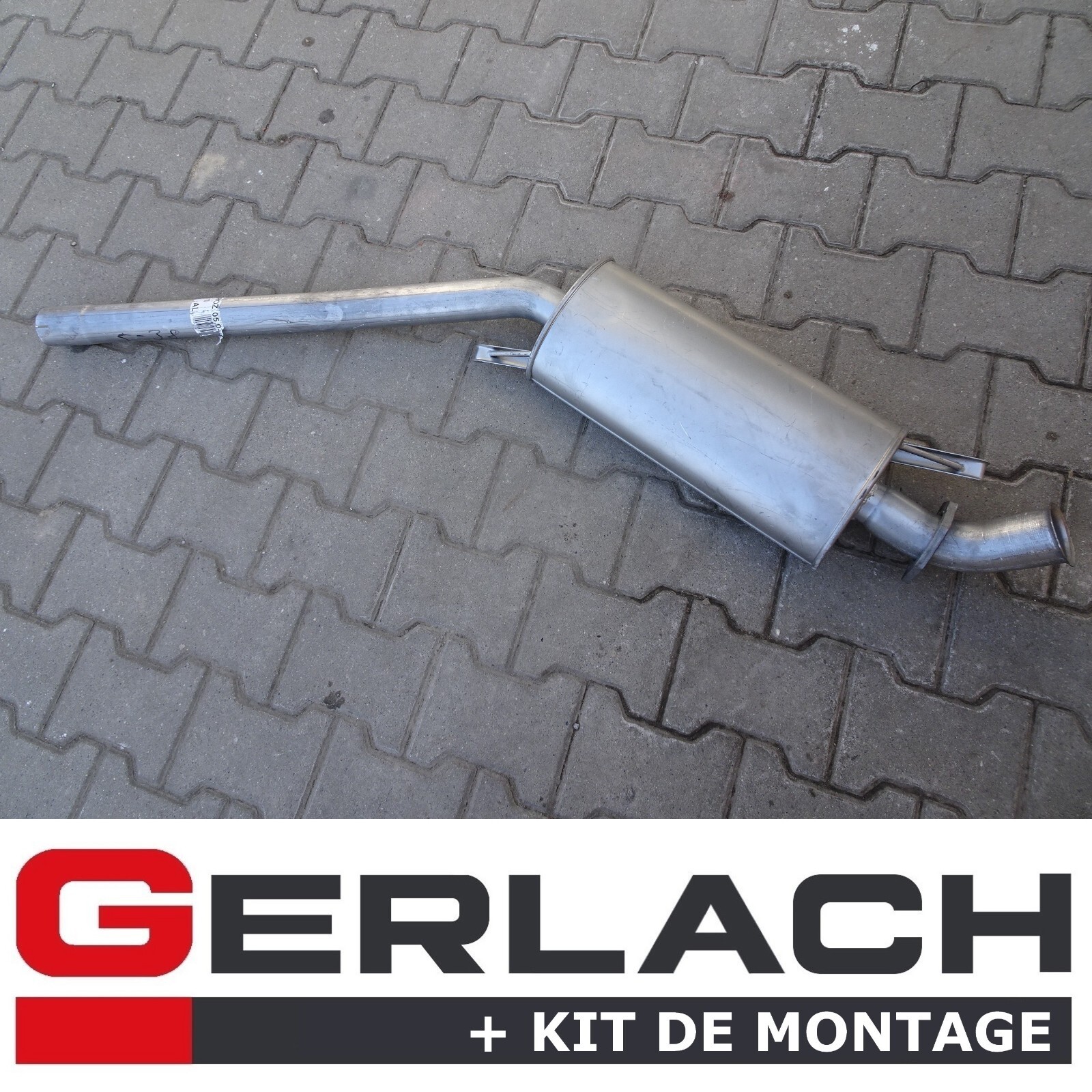 Silencieux intermédiaire Audi 100 2.5 TDi et Audi A6 2.6 2.8 V6 pot central échappement F005