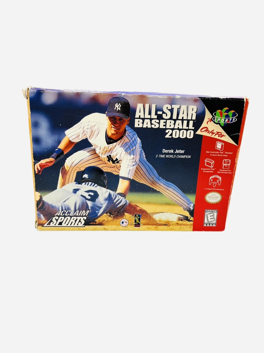 All Star Baseball 2000 N64 Game Nintendo CIB VTG MLB Yankees Derek