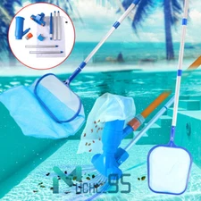 Handheld Vacuum Swimming Pool Jet Cleaner 5Section Pole Ground Spa Pond Fountain