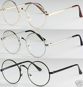 NEW Fashion UniSex Square Framed Clear Lens Vintage Retro Geek Nerd Glasses
