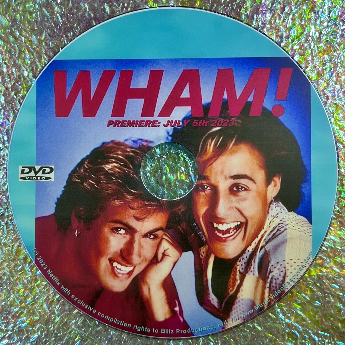 WHAM! 2023 Documentary DVD 1 Hour 35 Minutes GEORGE MICHAEL