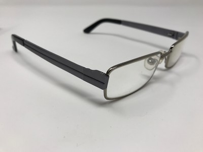 Babilon Eyeglass Frame Gunmetal Silver BL 0114 52-17-140 Flex Hinge JB09