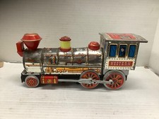 Vintage tin toys western locomotive made in Japan