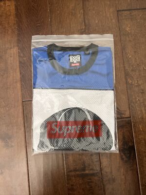 Supreme FW23 Bounty Hunter Mesh Moto Jeresy White Size XL