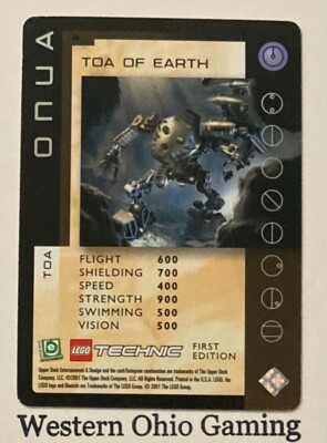 2001 Bionicle TCG Onua Toa of Earth Promo Card CCG First Edition