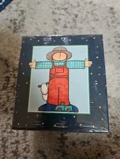 Lang & Wise Box Buddies By Sue Dreamer 1998 "Jed" Figurine New In Box Sealed VTG