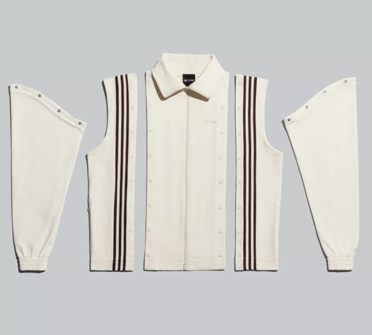 Adidas x IVY Park Ecru Track Jacket with Removable Sleeves, L image 10
