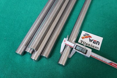 12mm Dia Titanium 6al-4v round bar .472 x 20 Ti Grade 5 rod 2pcs #A6