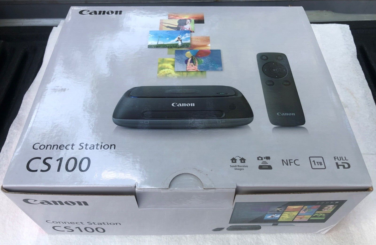 CANON Connect Station CS100 Photo Video Hub 1TB storage - WiFi