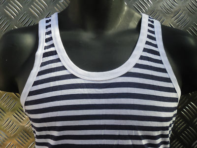 Soviet Russian USSR/CCCP Style Stripy Sailors Telnyashka Vest All Sizes NEW Soviet Russian USSR/CCCP Style Stripy Sailors Telnyashka Vest All Sizes NEW