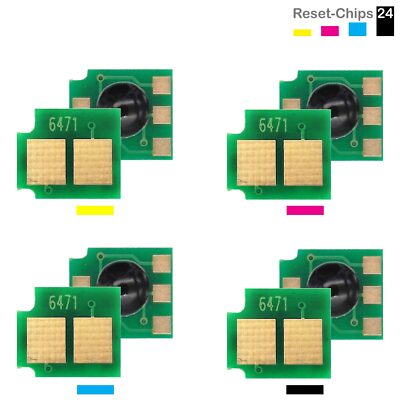4x Toner Chip Y/M/C/K passt für Canon Color imageCLASS MF 9150 MF 9170 (711)