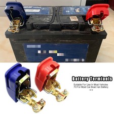 2x Batterieklemmen Polklemmen Batterie Klemmen KFZ Schnellverbinder Autobatterie