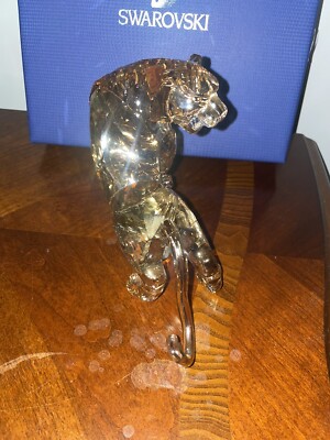 tigerさま❤️スワロフスキー SWAROVSKI CRYSTAL TIGER GOLD CLEAR LARGE ASIAN SYMBOL BRAND