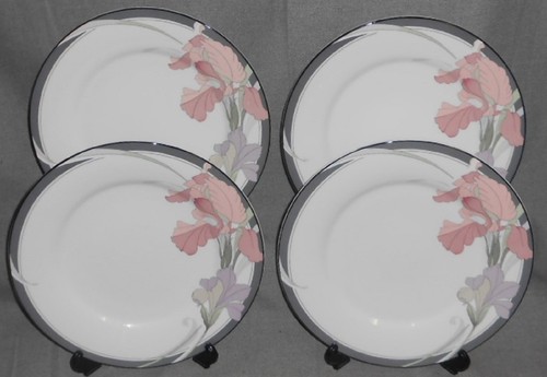 Set (4) Noritake New Decade CAFE DU SOIR PATTERN Dinner Plates MADE IN JAPAN - Picture 6 of 6