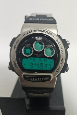 Casio W-727h Module 1534 Mens Illuminator Watch Parts or Repair