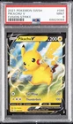 2021 POKEMON SWORD & SHIELD FUSION STRIKE #086 PIKACHU V PSA 9