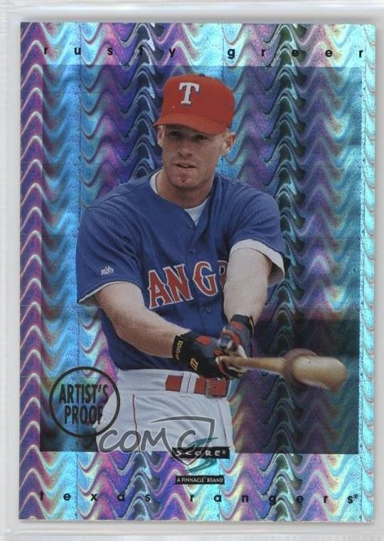 1997 Score Showcase Series Artist Proof Rusty Greer #43 b4d