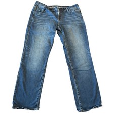 Calvin Klein Jeans Mens 33x32 Straight Leg Blue Denim Stretch RN 36543 CA 50900