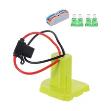 Battery Adapter Converter for 18V Battery with Wire Terminal, 1 Set 5pcs, Green
