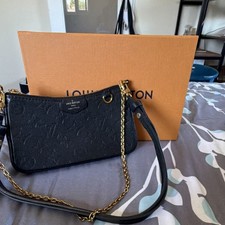 Louis Vuitton Easy Pouch On Strap Black Shoul...