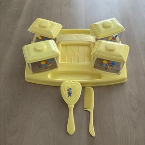 Sanitoy 1988 Vintage Nursery Set Incl Infant Brush & Comb. See Pics For Detail