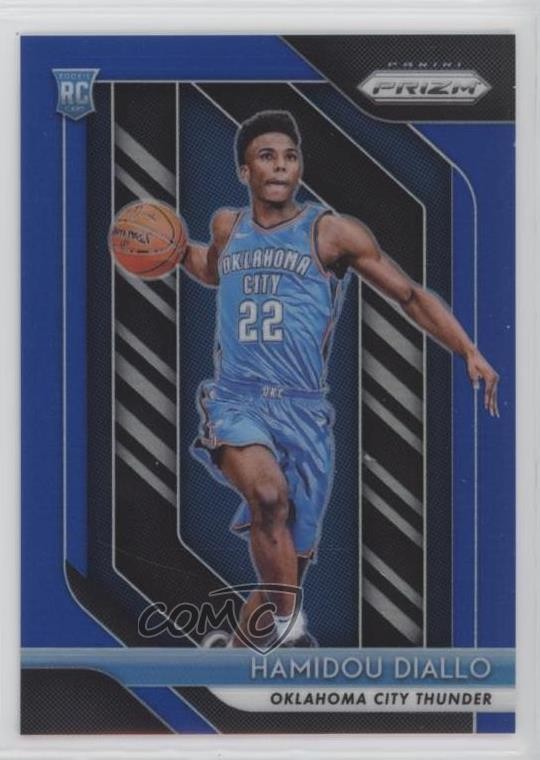 2018-19 Panini Prizm Blue Prizm 60/199 Hamidou Diallo #9 3pb