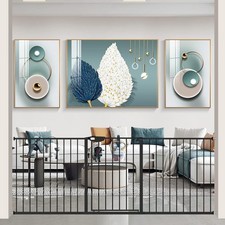 Waowao Triple Lock Baby Gate Extra Wide 76.77-81.49  