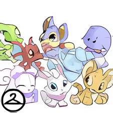 Neopets - Baby Neopet Plushie Foreground - Virtual items - Fast and Safe