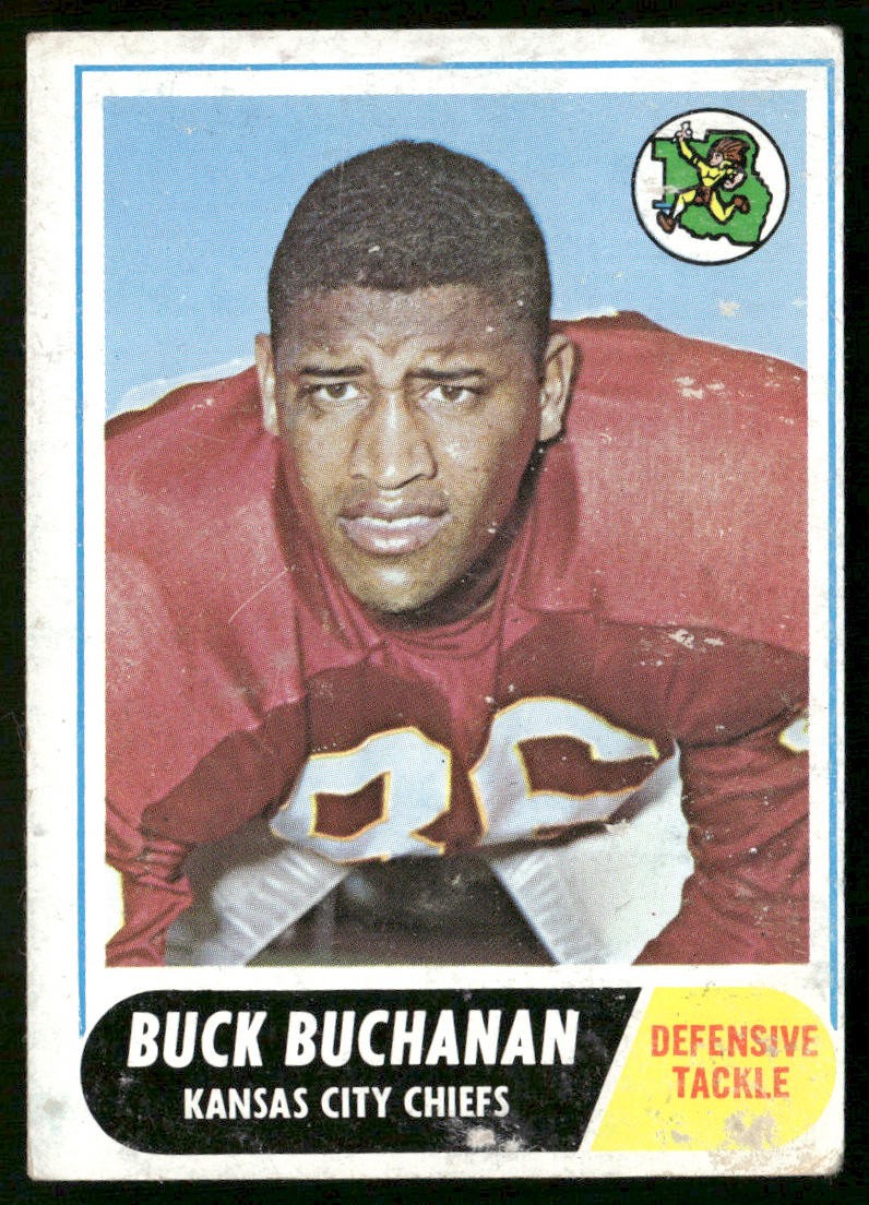 Buck Buchanan 1968 Topps #197 Kansas City Chiefs G-VG