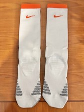 NEW Nike Team Issued Vapor Grip Football Socks Knee Right Left Sz XL White