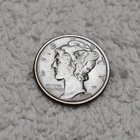 1918-S US MERCURY SILVER DIME ALMOST UNCIRCULATED AU