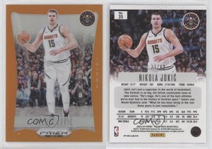 2023-24 Panini Prizm Deca Orange Prizm /49 Nikola Jokic #35