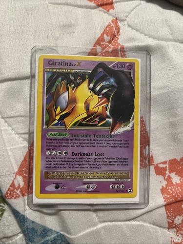 Pokemon TCG Giratina LV.X 124/127 Platinum Holo Ultra Rare Level Up 130HP