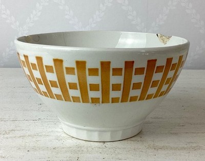 Alte Bol Café au lait Milchkaffee Schale aus Frankreich   Shabby Chic