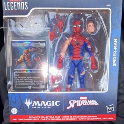 Marvel Legends Legends Series Spider-Man Action Figure Card Alt Head/Hands 13+