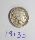 1913D Buffalo nickel