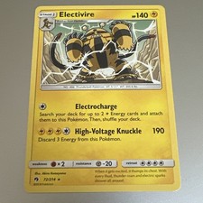 Electivire 72/214 Pokemon Lost Thunder Rare LP - Buy 3 Get 2 Free