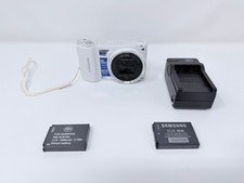 Samsung WB Series WB250F 14.2MP Digital Camera - White W/ 2 Batteries & Charger
