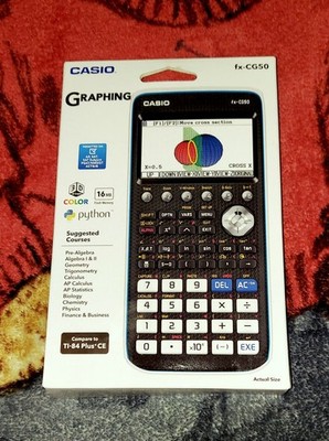 New CASIO FX-CG50 Python Color 3D Graphing Calculator  NEW & FACTORY SEALED 