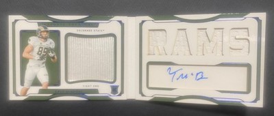 2022 NATIONAL TREASURES COLLEGIATE TREY McBRIDE JERSEY AUTO RC BOOKLET /75