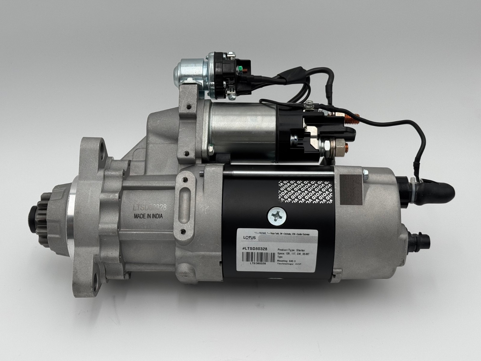 8200308 39MT New Starter Motor - Freightliner, Volvo, Peterbilt, Kenworth